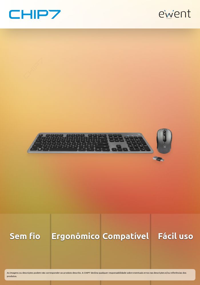 Teclado e Rato Wireless, receptor combo Type C+A » válido até nova comunicação