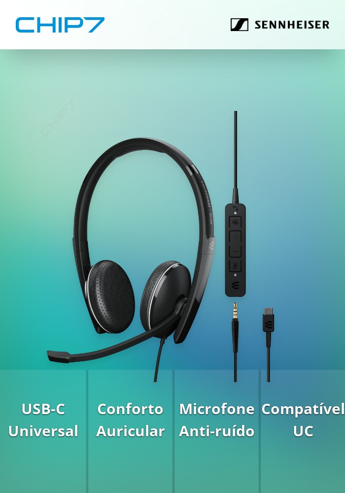 Auscultadores Headset EPOS SENNHEISER ADAPT 165T USB-C II