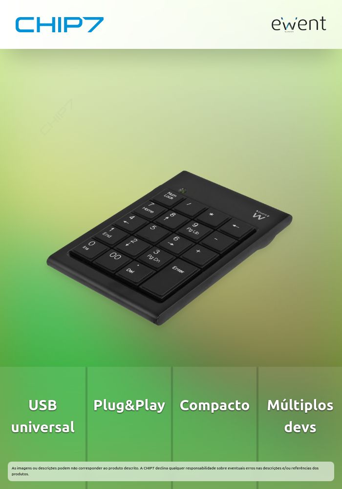 Teclado numérico USB » válido até nova comunicação