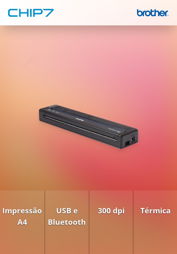 Impressora Portátil Brother A4 PJ-823