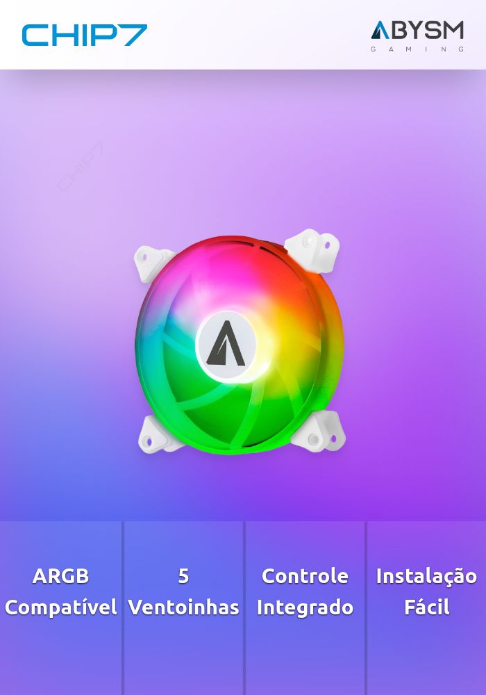 Controlador de Ventoinha Caixa ARCLIGHT ARGB KIT 5 em 1