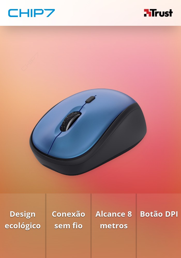 RATO TRUST WIRELESS ECO BLUE - 24551