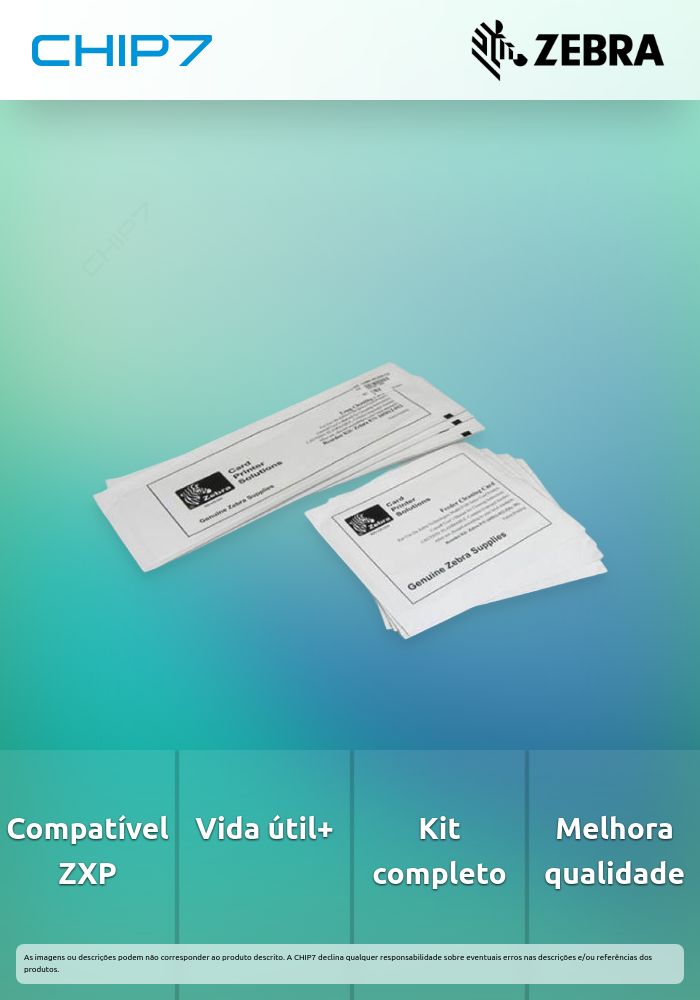Kit de Limpeza ZEBRA - ZXP Series | CHIP7