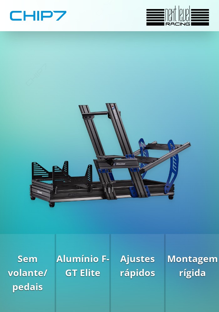 Cockpit Next Level Racing Alumínio F-GT ELITE iRacing Editi