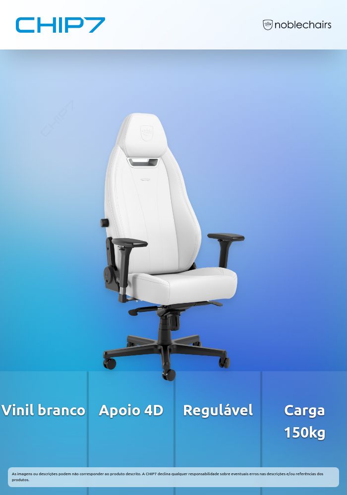 Cadeira noblechairs LEGEND - White Edition