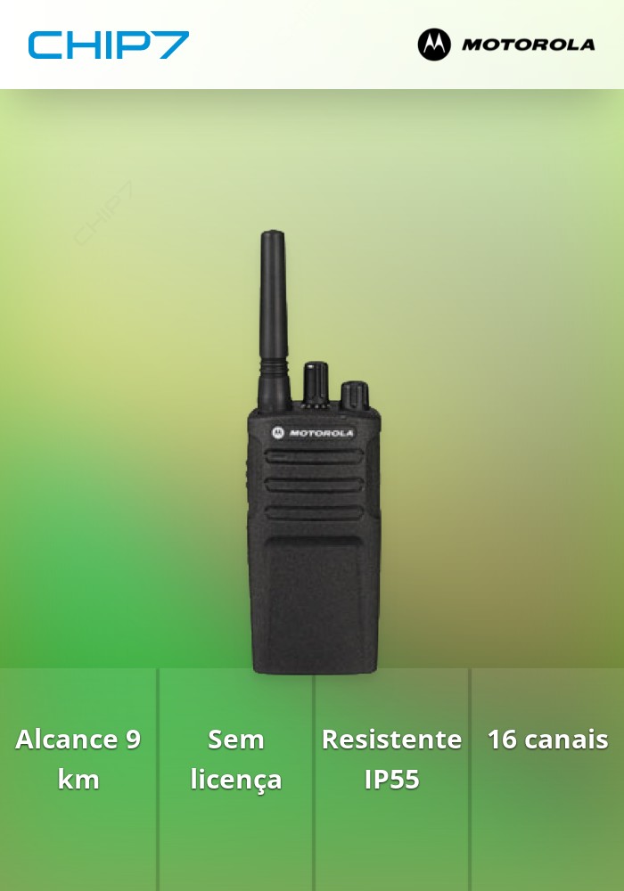Walkie-talkie Motorola XT420 Preto
