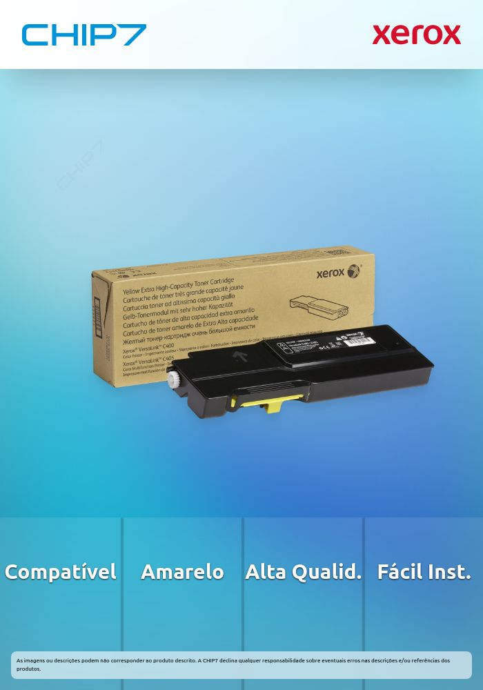 TONER Amarelo Xerox EAC VERSALINK C400/C