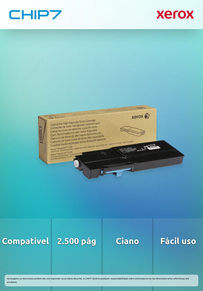 TONER Ciano Xerox EAC VERSALINK C400/C405