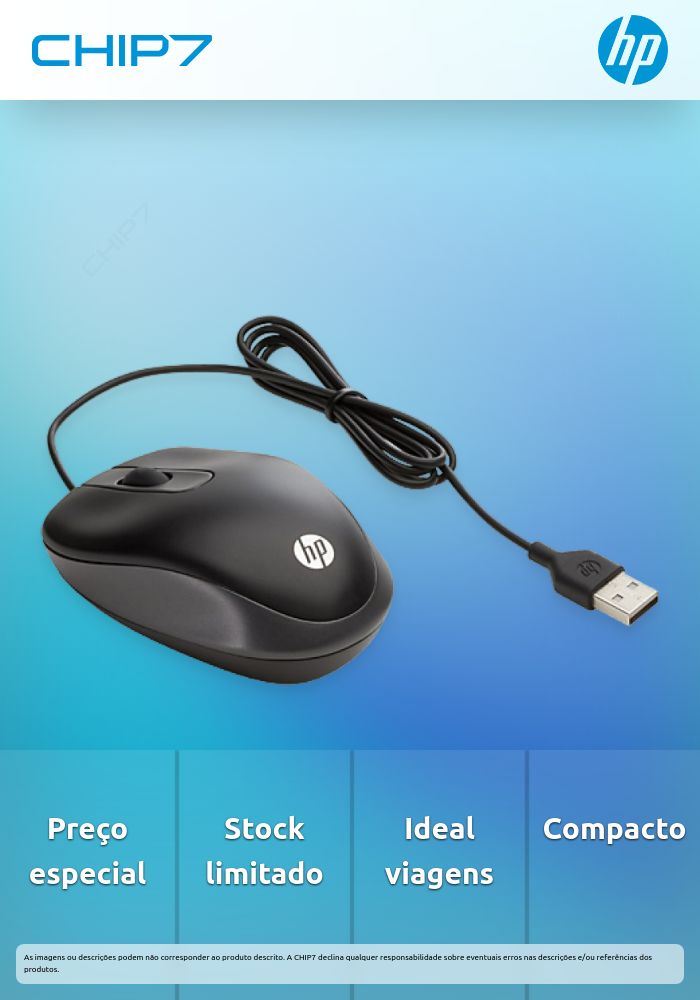 USB Travel Mouse   - preço válido p/ unidades faturadas até 30 de abril ou fim de stock das unidades pré estabelecidas
