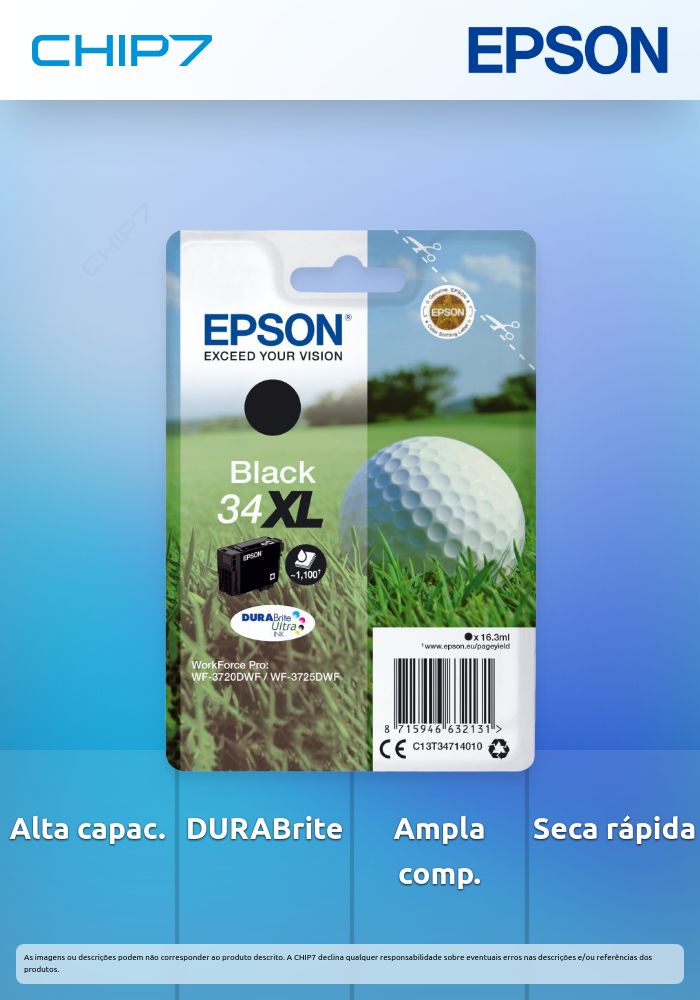 Singlepack Black 34XL DURABrite Ultra Ink