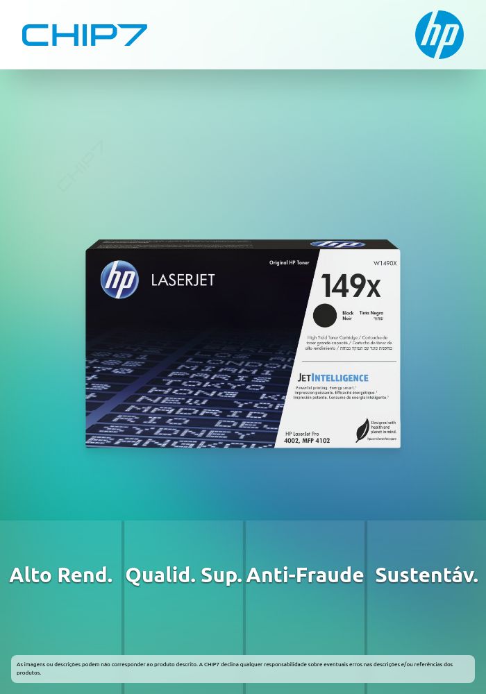 Toner HP 149X High Yield Preto Original LaserJet Cartridge