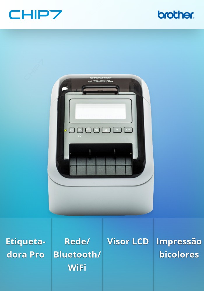 Impressora Etiquetas BROTHER QL-820NWBC