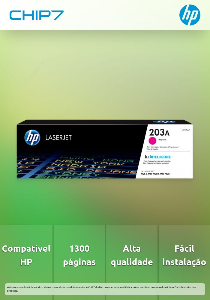 TONER MAGENTA HP 203A ORIGINAL LASE