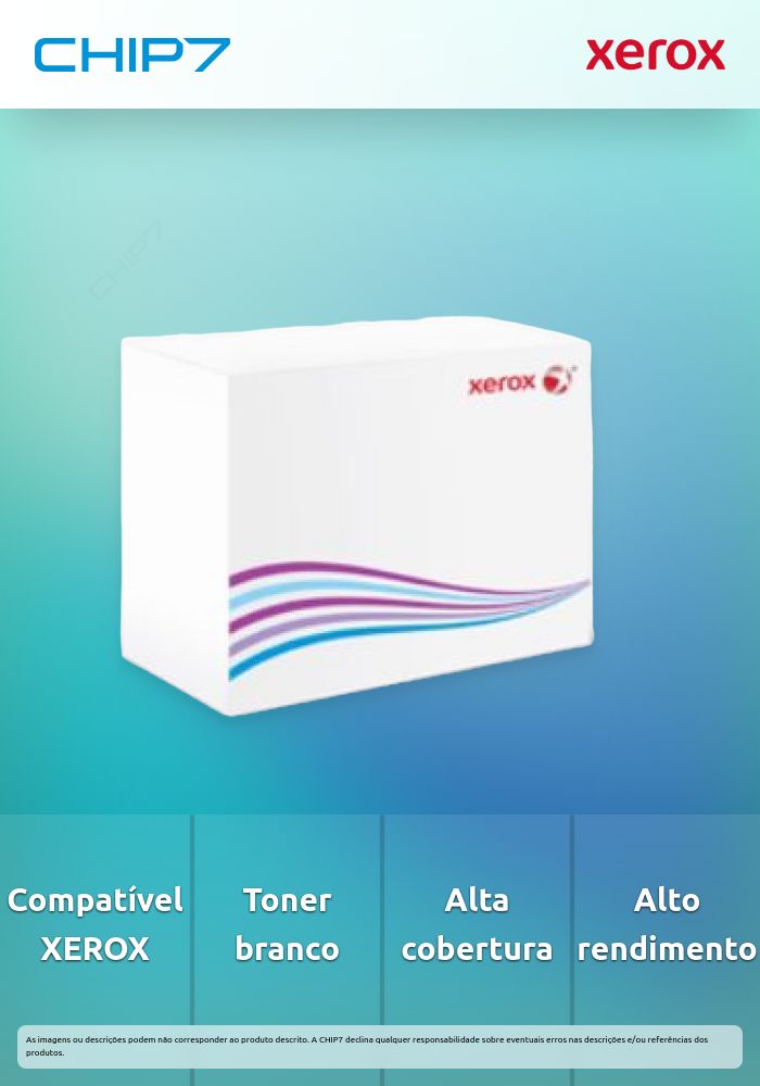 Toner XEROX VERSANT SOLD Branco