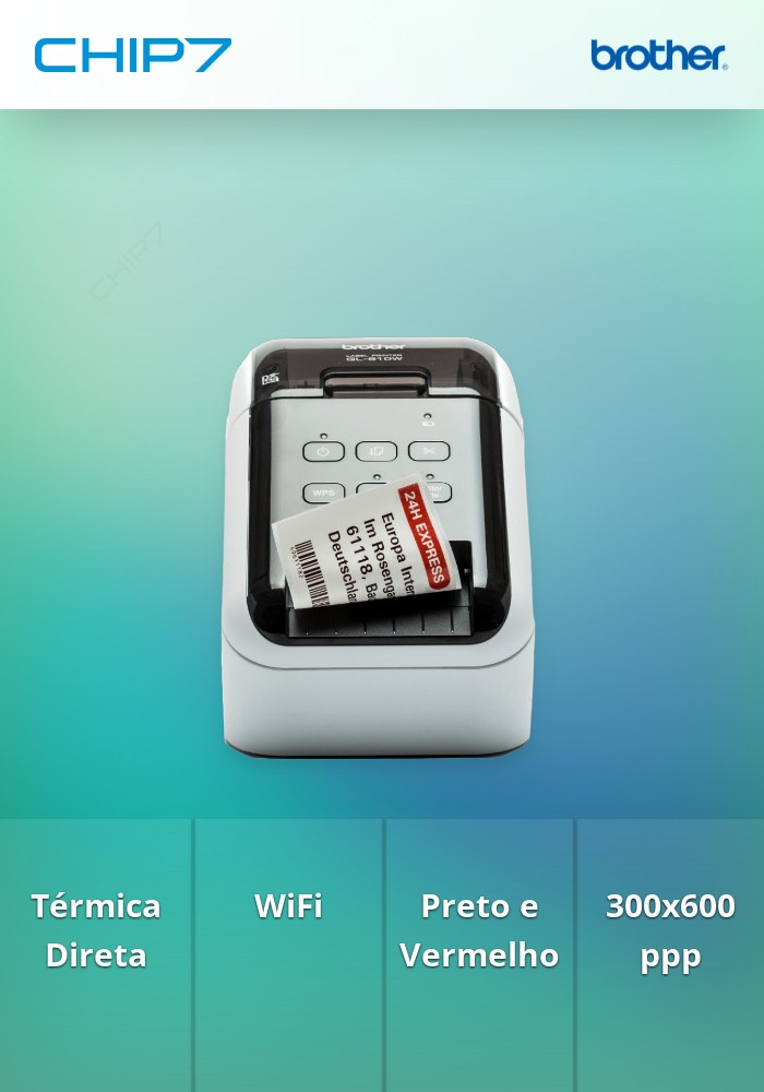Impressora de Etiquetas BROTHER QL-800WC