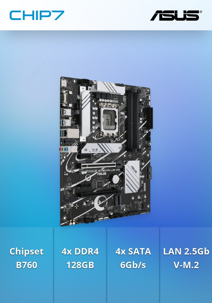 Scheda Madre ASUS PRIME B760M-K - Intel LGA 1700, DDR5, PCIe 4.0, Ethernet 2.5Gb, Aura Sync - Foto 2