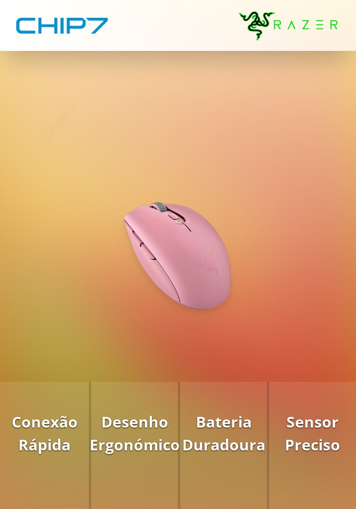 Rato Gaming Wireless Razer Orochi V2 - Quartz