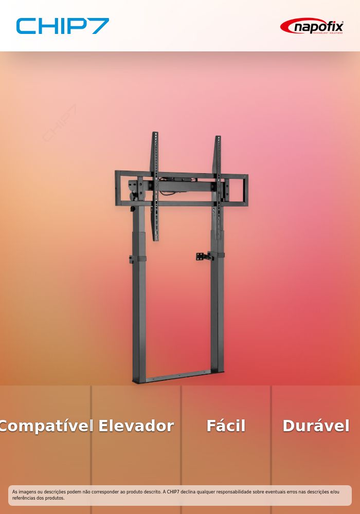 Suporte TV Napofix Elevatório Motorizado 70