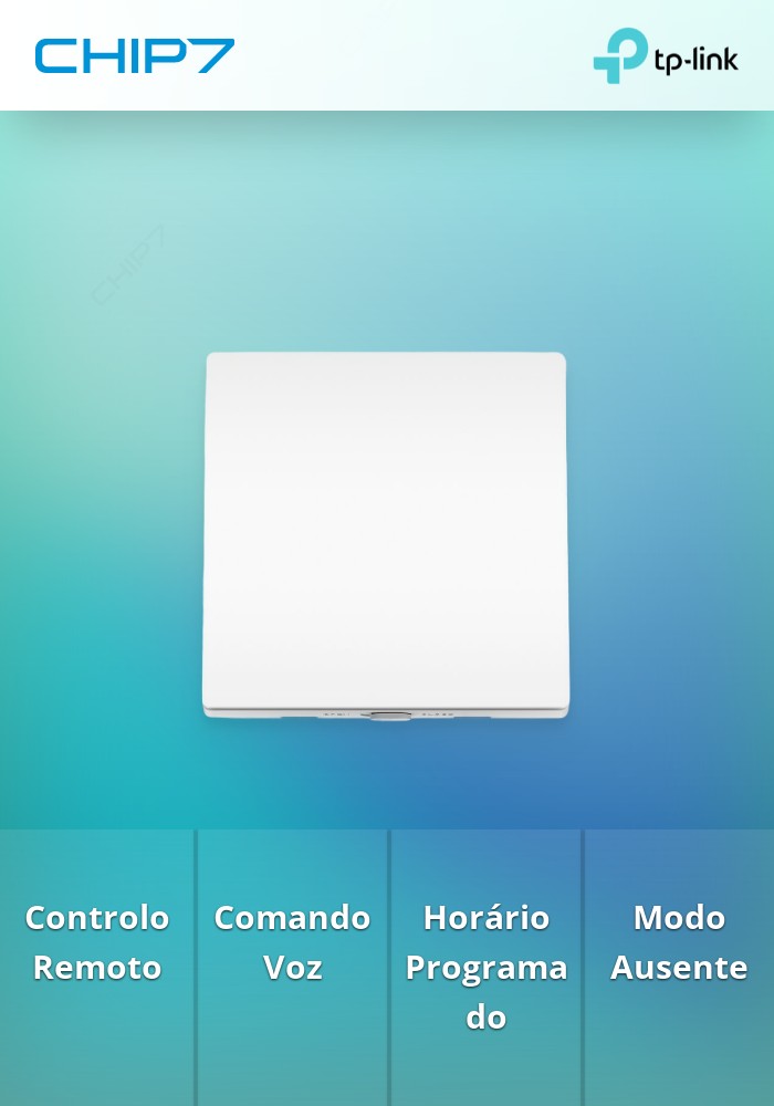 Interruptor Inteligente Simples de Encastre TP-Link Tapo S210