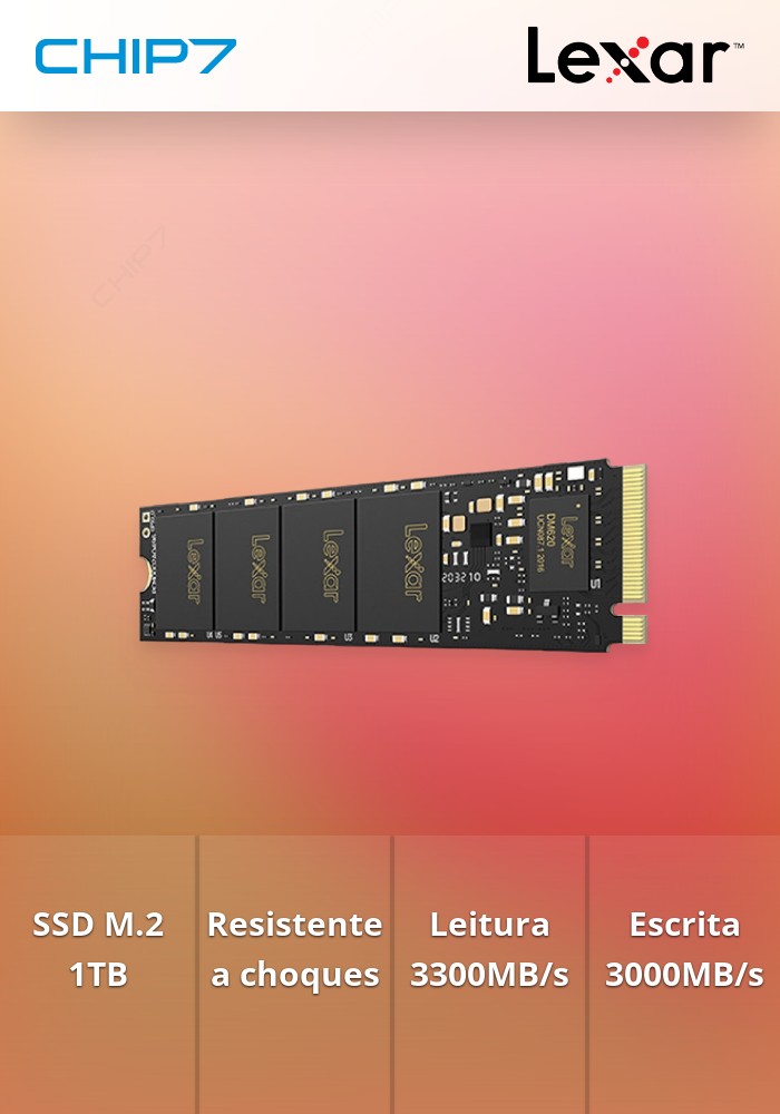 1TB SSD M.2 PCIE X4 2280 SSD LEXAR NM620