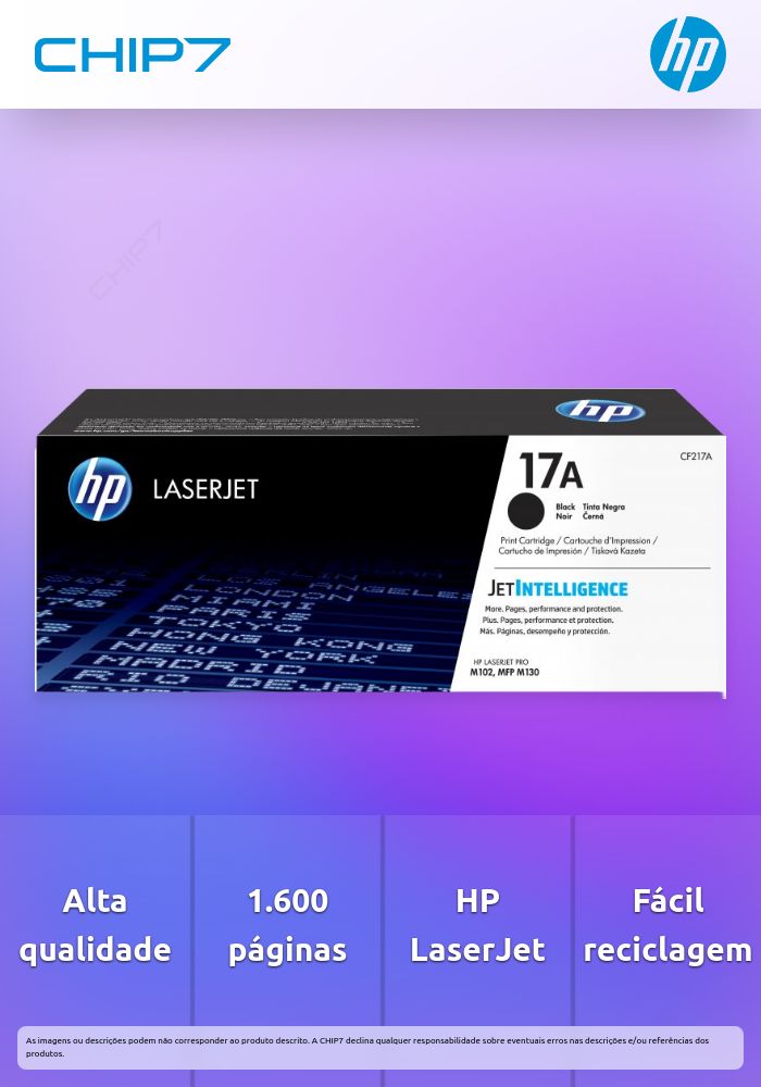 HP 17A NEGRO  ORIGINAL LASERJET