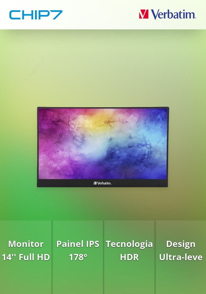 Monitor Portátil Verbatim PM-14 IPS 14