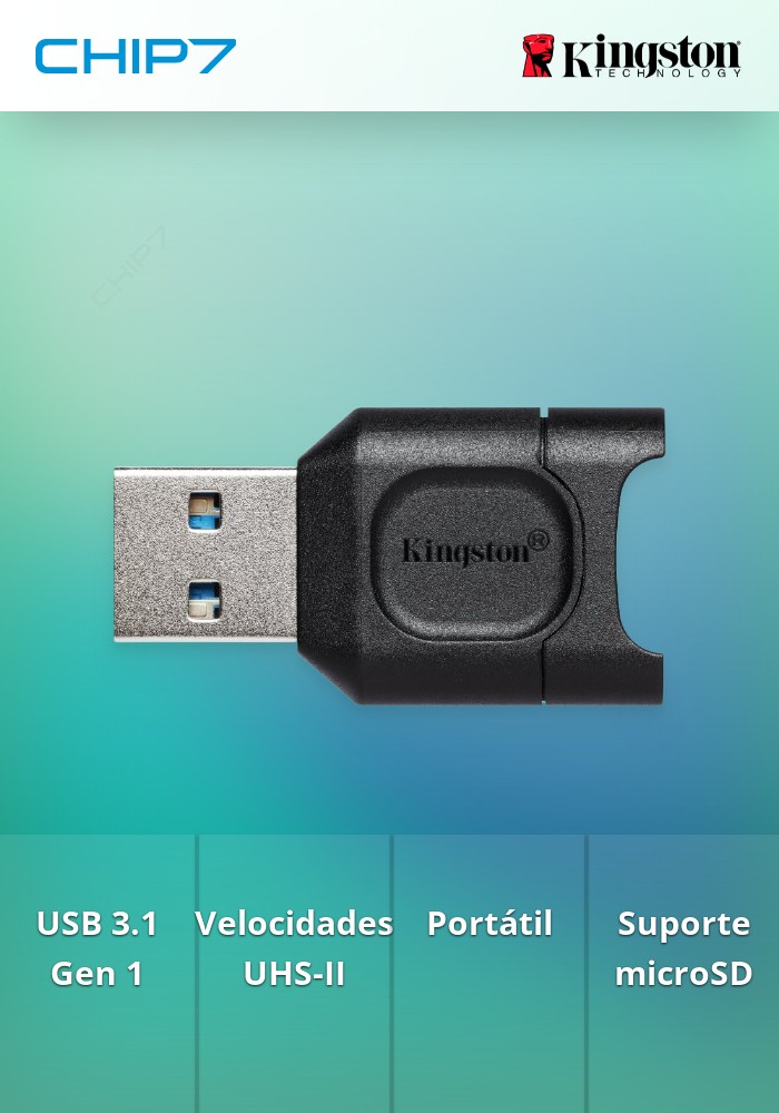 Leitor MicroSD Kingston MOBILELITE PLUS 3.1