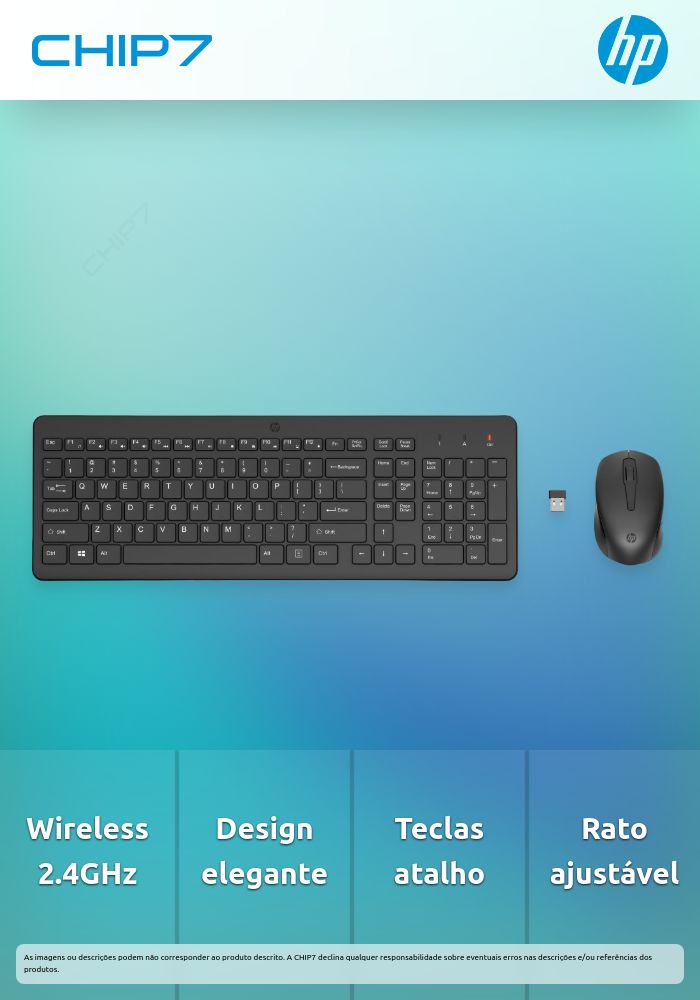 Teclado + Rato Wireless HP 330 Combo