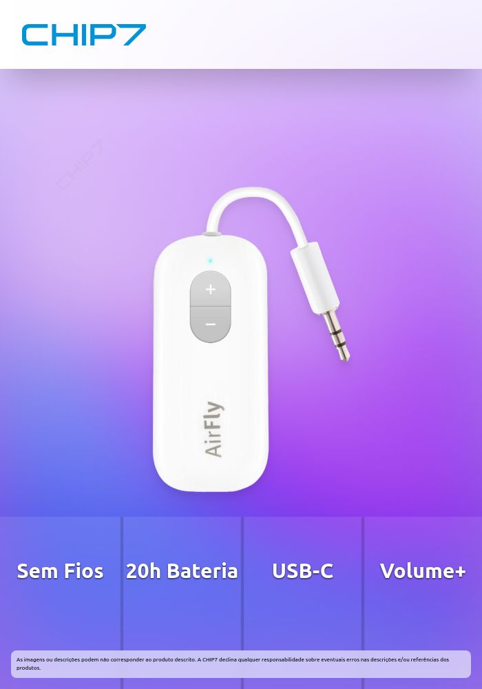 Transmissor/adaptador Wireless Bluetooth para AirPods/fones twelve south - AirFly SE