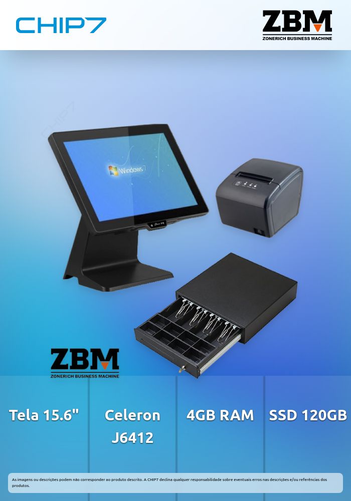 Pack POS ZONERICH ZQ-T9656 - 15.6