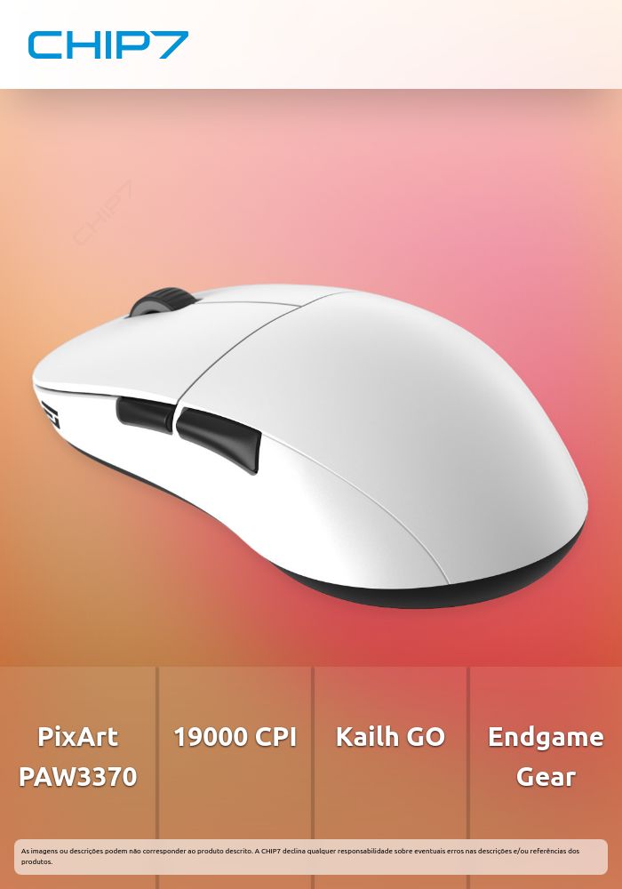 Rato Gaming Endgame Gear XM2we Wireless - Branco