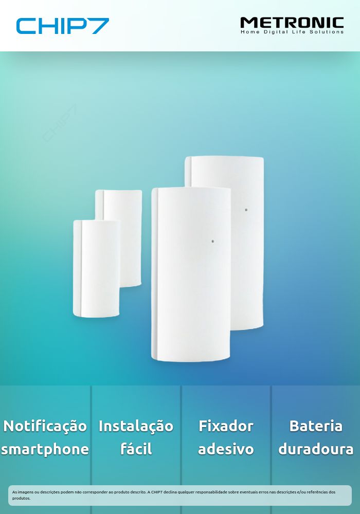 Detetor de Abertura METRONIC INTELIGENTE WIFI ZIGBEE (PACK DE 2)