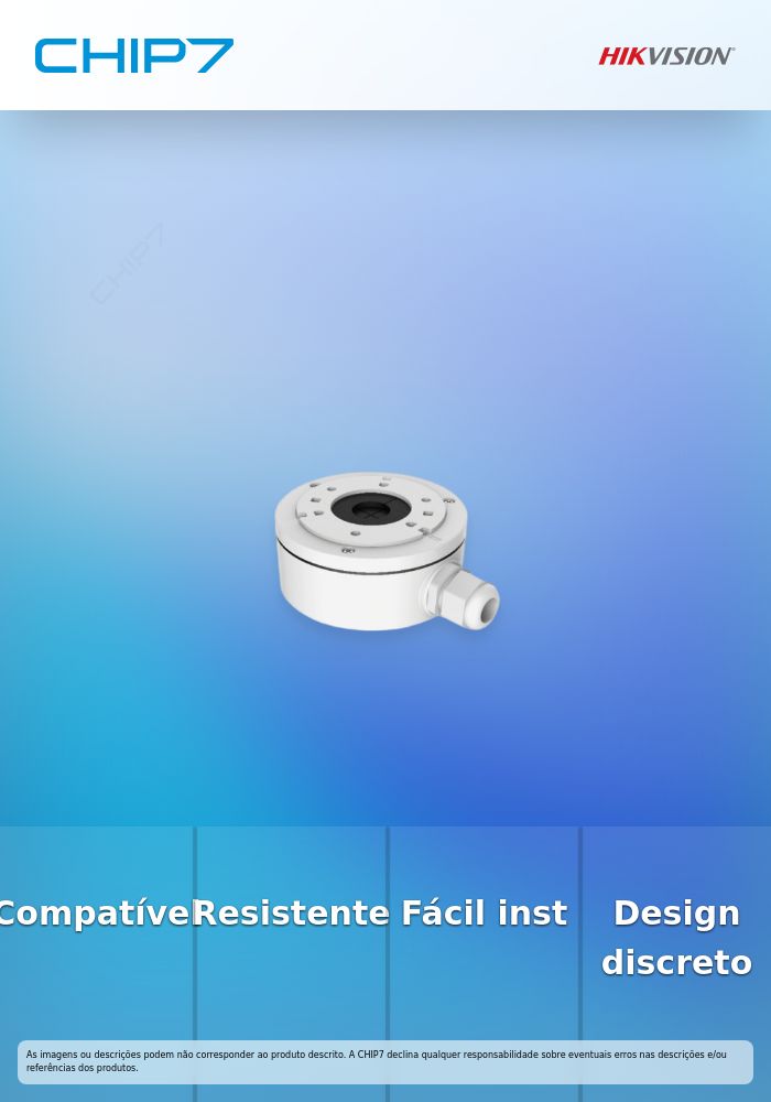 Hikvision Caixas de Conexões DS-1280ZJ-XS - Branca