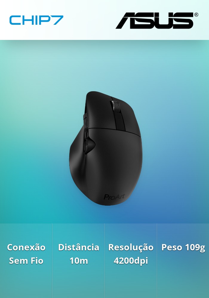 Rato ASUS Wireless MD300 Preto | CHIP7