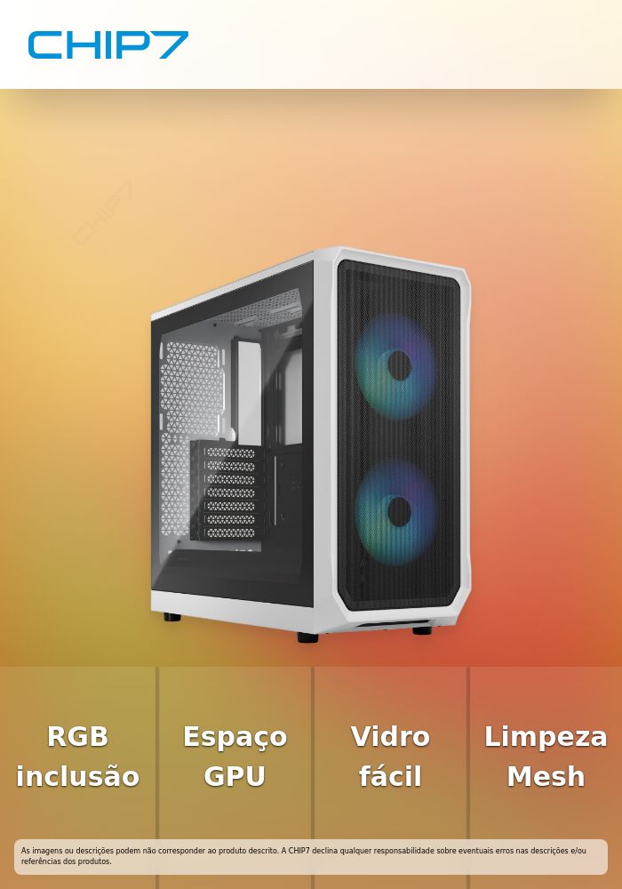 Caixa ATX Fractal Design Focus 2 Braca RGB