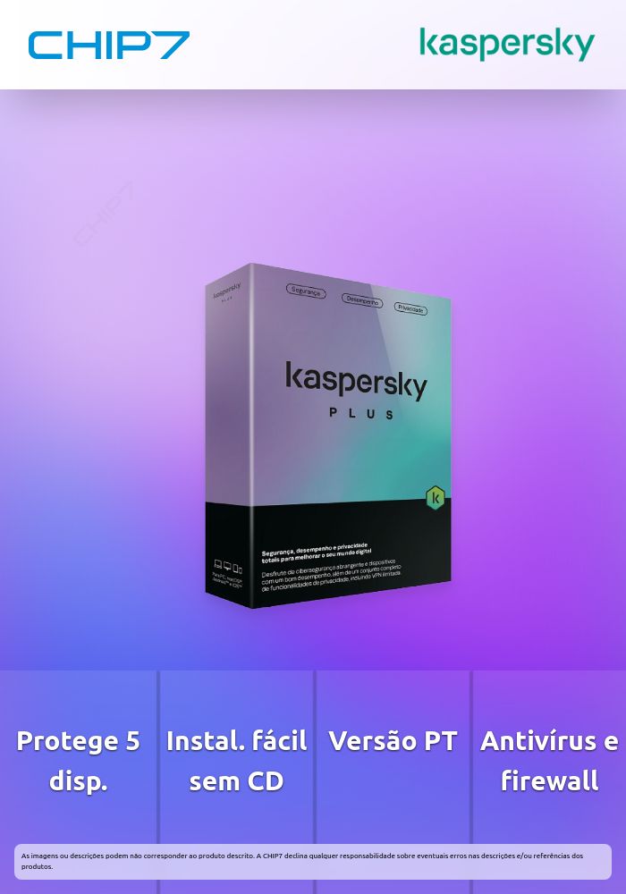 Software Kaspersky Plus 5 Dispositivos noCD PT