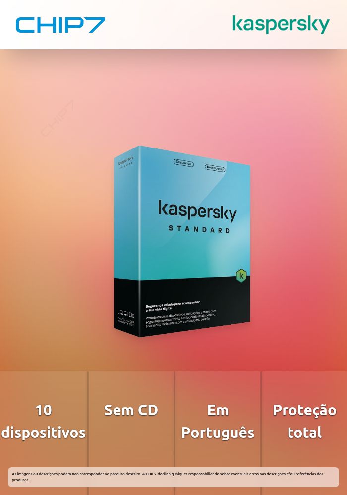 Software Kaspersky Standard 10 Dispositivos noCD PT