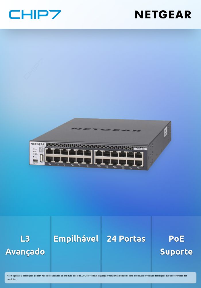 Switch NetGear M4300-24X APILABLEL3 MANAGED