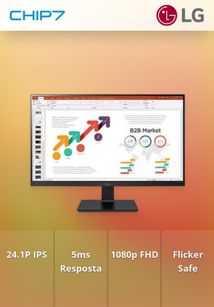 MONITOR 24.1P IPS LG 24BL650C-B FHD 5MS HDMI / USB-C