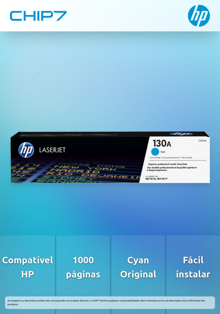 HP 130A Cyan Original Toner 1k pages