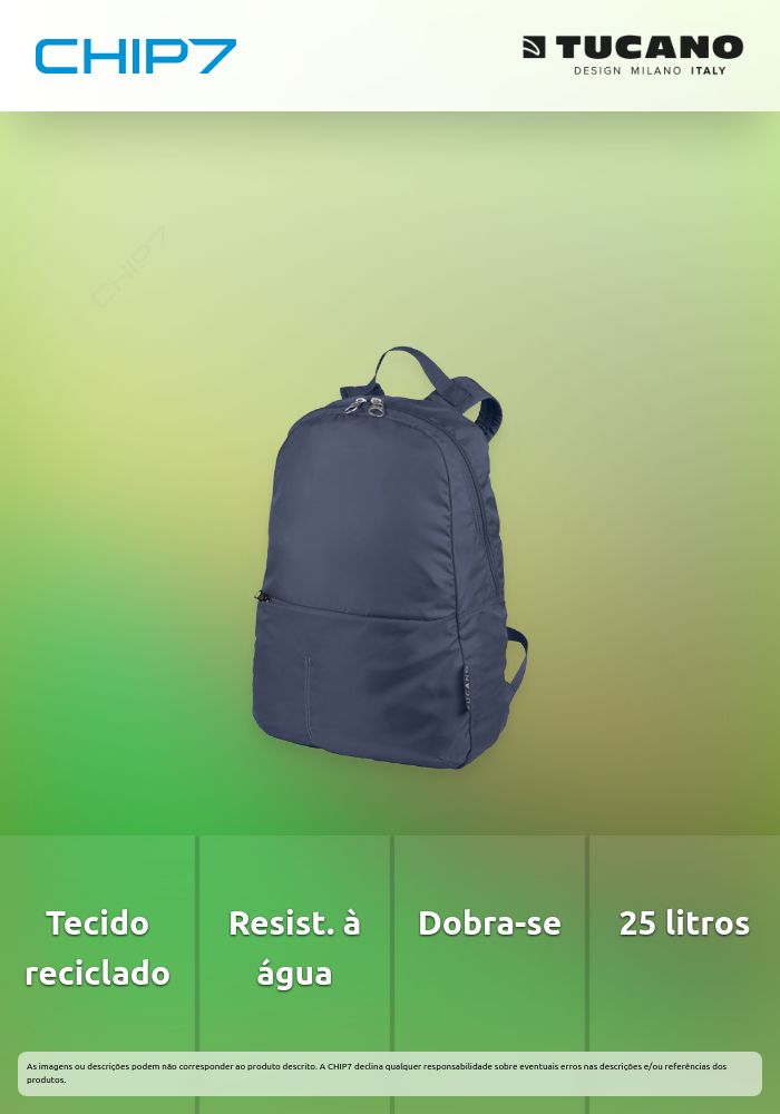 Mochila Tucano - Compatto Eco (Azul)