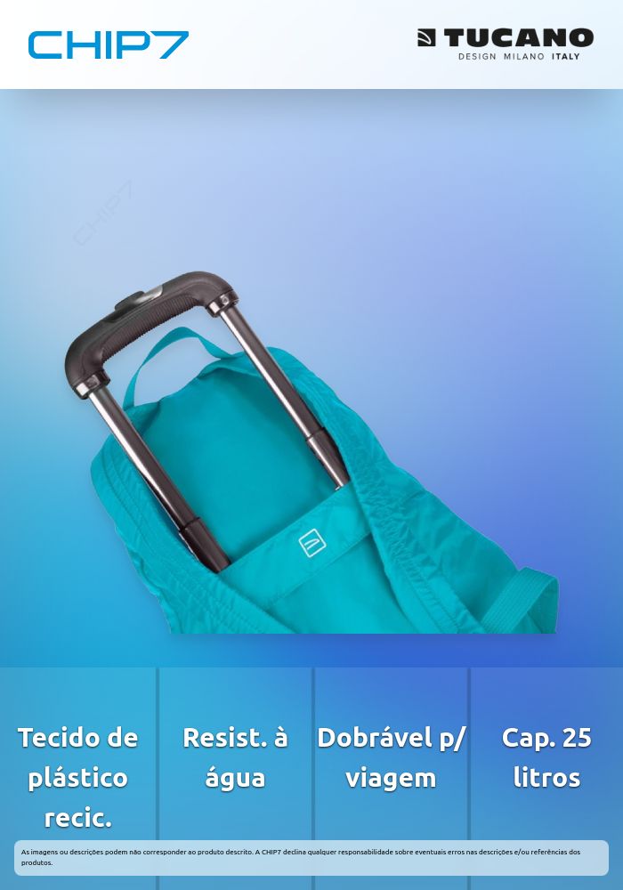 Mochila Tucano - Compatto Eco Backpack (Azul Clara)