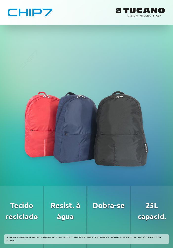 Mochila Tucano - Compatto Eco (Vermelha)
