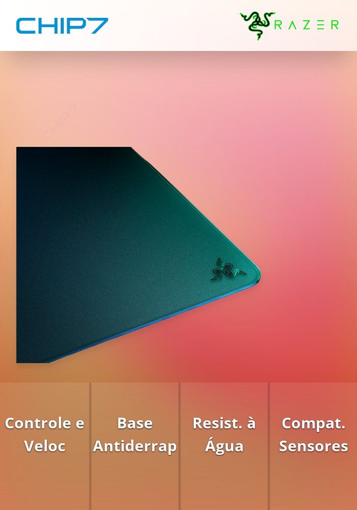Tapete para Rato Razer Atlas - Preto