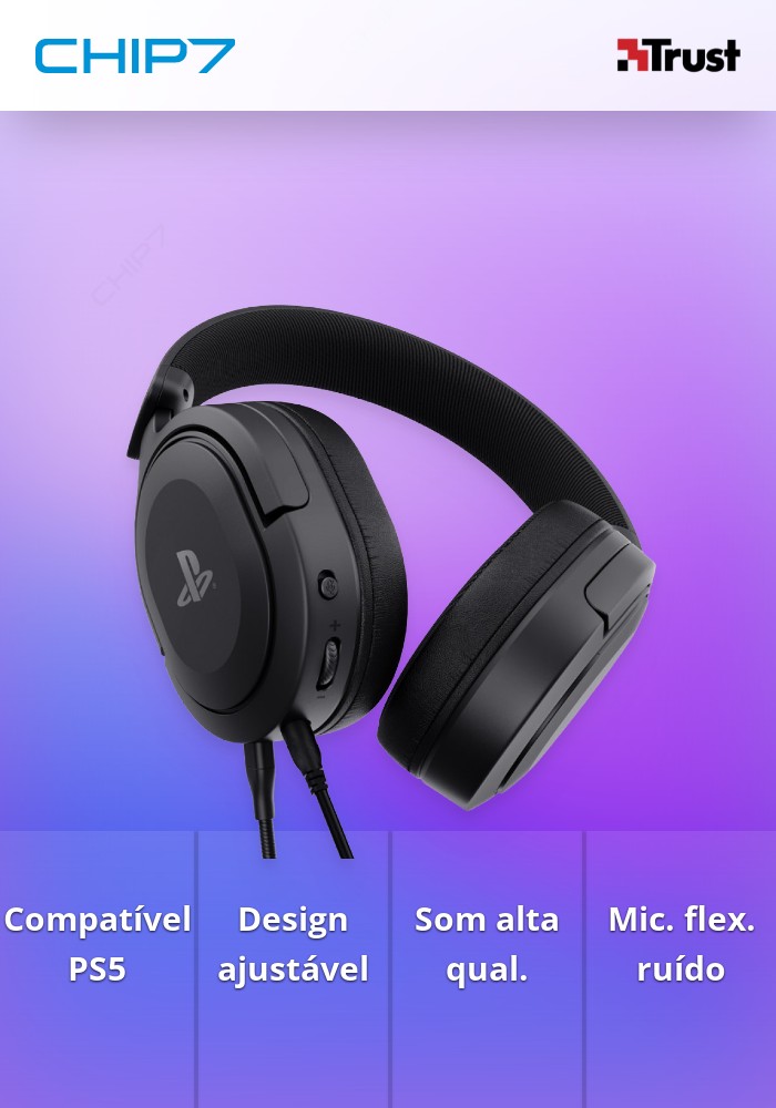 Headset Trust GXT498 FORTA PS5