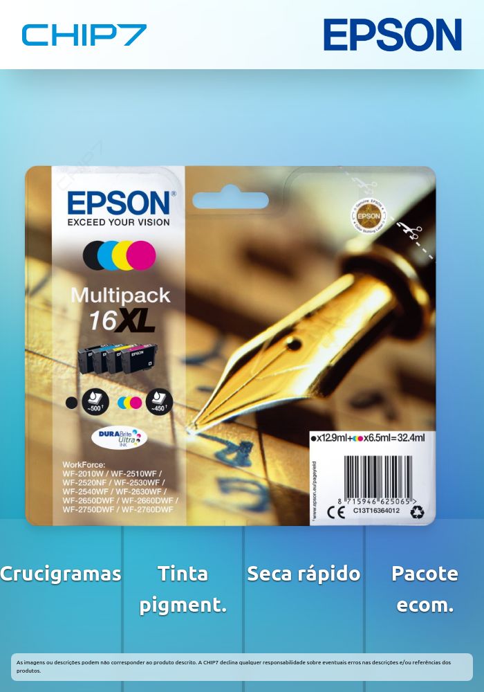 16XL Series 'Pen and Crossword' multipack