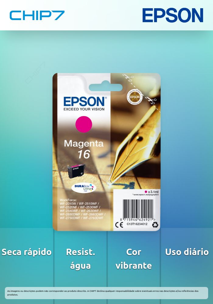 Singlepack Magenta 16 DURABrite Ultra Ink