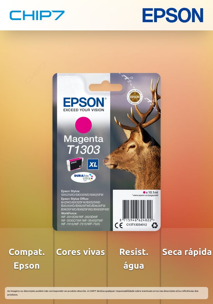 Tinteiro Magenta T1303 Tinta DURABrite Ultra
