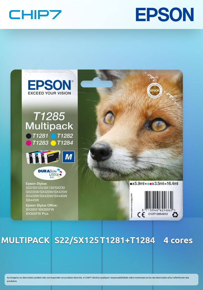 MULTIPACK para S22/SX125/130/230/235W/420W/425W/430W/435W/440W/445W/Office BX305 (T128140+240+340+440)