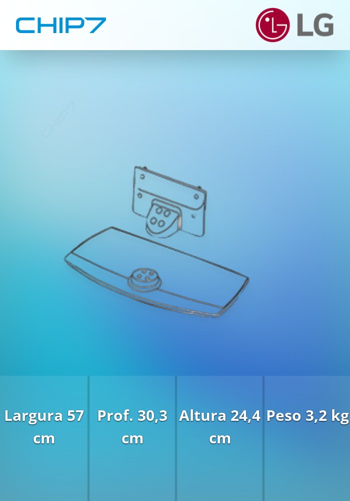 Suporte LG para 43UR762H AM-ST21BB